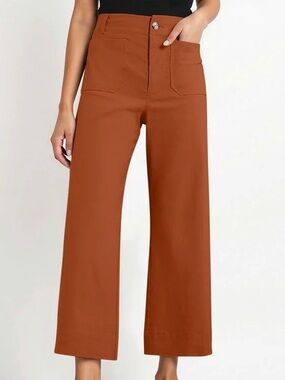 ETAM Rust Orange Cotton Pants M
